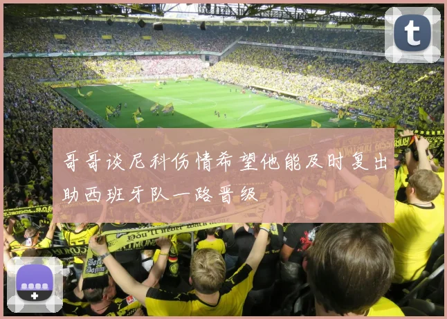 哥哥谈尼科伤情希望他能及时复出助西班牙队一路晋级