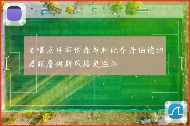 名嘴点评布伦森与科比乔丹伯德的差距詹姆斯风格更温和